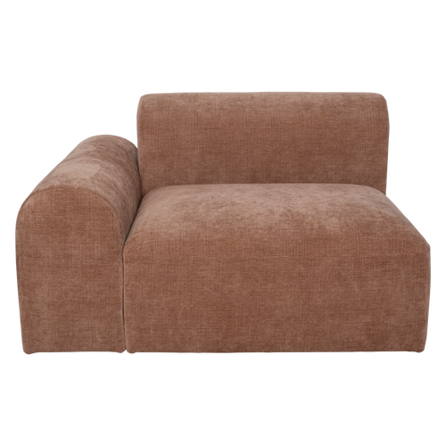 Urban Nature Culture modulaire bank seater Tao hoek links, old pink - 120 * 100 * 74 CM - vtwonen shop