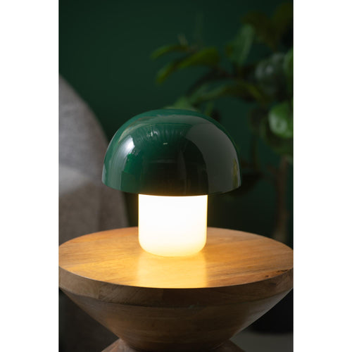 Leitmotiv tafellamp Nuevo Mini Mushroom - groen - 20x20x20cm - vtwonen shop