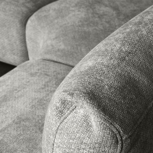 LABEL51 Hoekbank Milano Rechts - Grijs Stof - 300x232x72cm