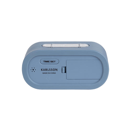 Karlsson wekker Gummy - blauw - 5x14x7cm - vtwonen shop