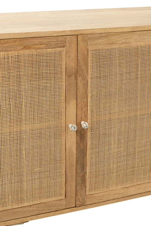 J-Line dressoir - rotan/hout - naturel - vtwonen shop
