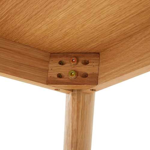 Furnhouse salontafel Nyborg - Natuurlijk eikenhout - 90x90x52