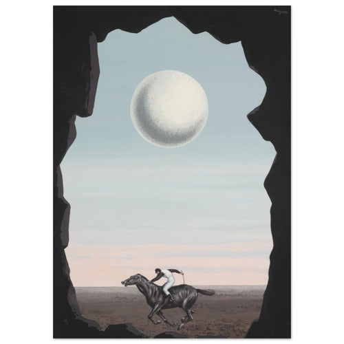 Artfulprints  René Magritte - Le jockey perdu   poster 50x70 cm - vtwonen shop