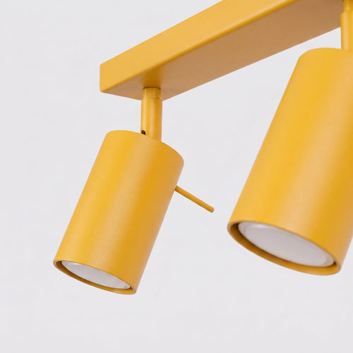 Sollux Lighting Plafondlamp RING 2 geel - 30x6x16cm