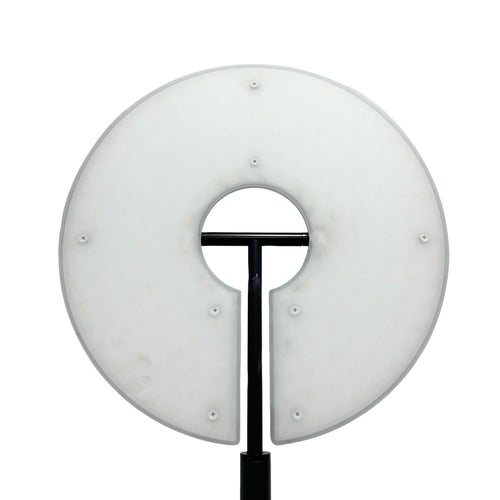 Artdelight vloerlamp Riva - 2 lichts - 45  x 180   cm - zwart - vtwonen shop