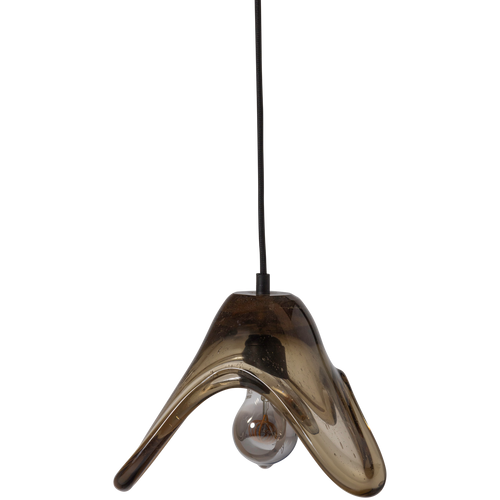 WOOOD hanglamp groot Elle - Glas - Groen - 17x25x22 - vtwonen shop