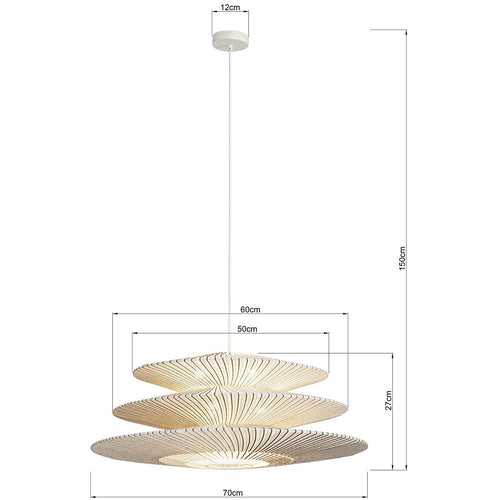 Kare Design Hanglamp Facile Tre Ø70cm