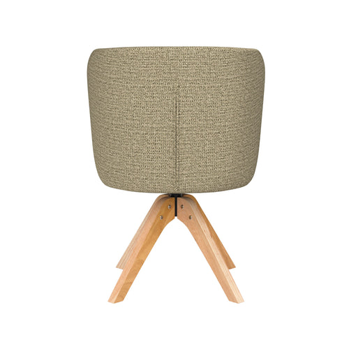 Housecraft Living Stan Eetkamerstoel Draaibaar Hout Pistache groen