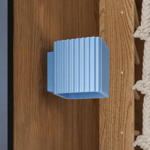 Sollux Lighting Plafondlamp RIFF 2 azuurblauw GU10 - 20,5x10x12cm
