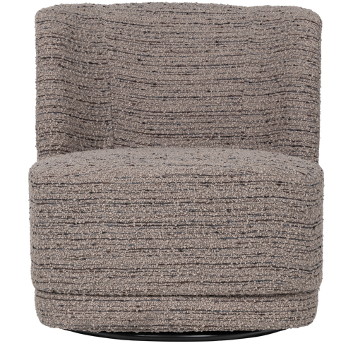 WOOOD draaifauteuil Atty - Grove Melange - Beige - 75x74x65