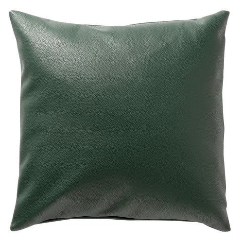 JARED - kussenhoes 45x45 cm - leerlook - effen kleur - Garden Topiary - groen