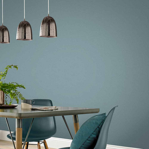 Graham & Brown Vliesbehang - Lente Blauw Uni