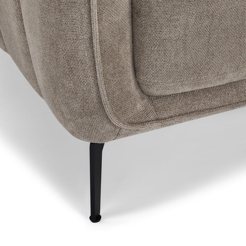 Furnhouse 2-zitsbank Selena - Taupe - Stof - 85x158x85