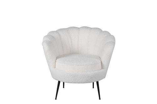 BRAM Fauteuil Ilora - Wit Teddy - vtwonen shop