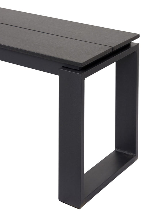 Lisomme Abel tuinbank zwart - 180 x 43 cm