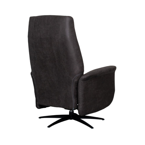 LABEL51 Fauteuil Stockholm Elektrisch - Antraciet Stof - Draaibaar - vtwonen shop