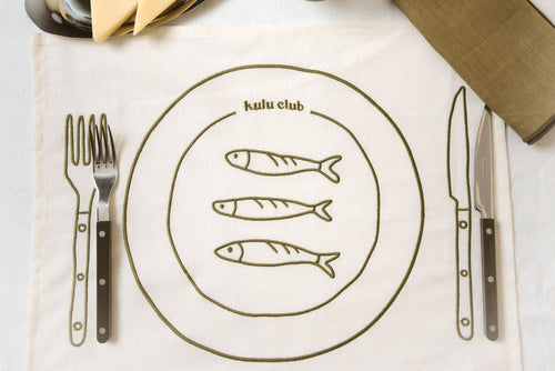 Kulu Club placemats - bistro borden - linnenmix - set van 2 - vtwonen shop