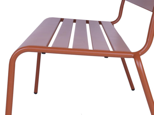 MaximaVida metalen tuinbank Max 120 cm roestbruin - vtwonen shop