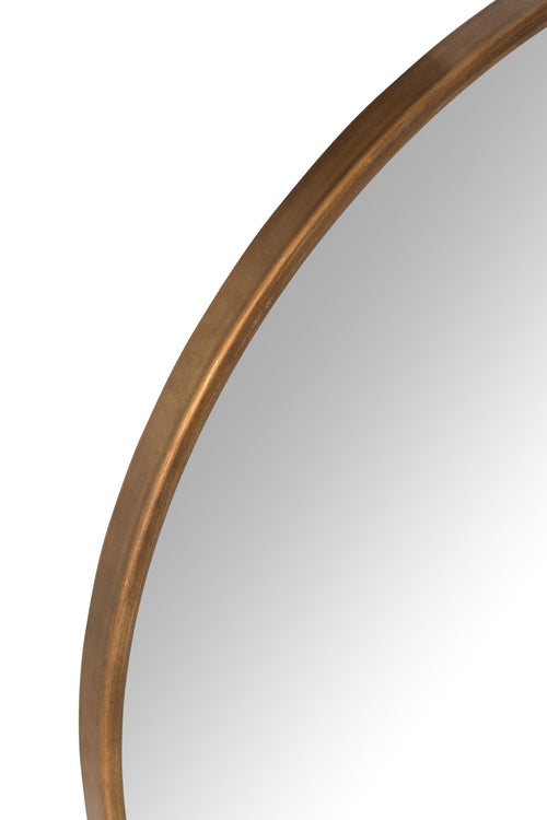 J-Line spiegel Anto - glas - goud - large - Ø 85 cm