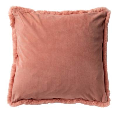 KUSSENSET - 4-delig - Soft Elegance - 45x45 cm - inclusief binnenkussens - roze