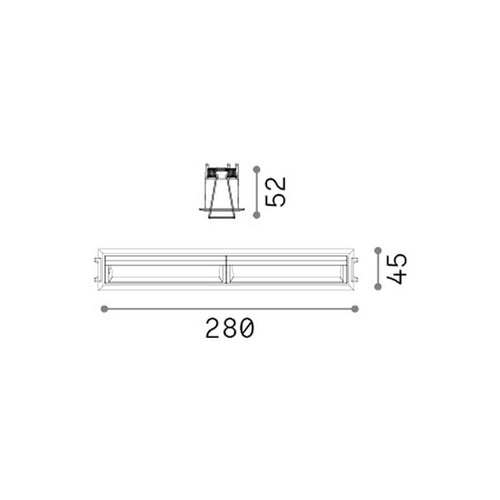 Ideal Lux LIKA Inbouwspot wit 1x LED 1950lm 3000K