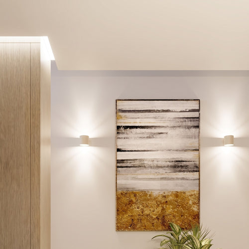 Sollux Lighting Wandlamp ORBIS 1 beige - 10x12x10cm