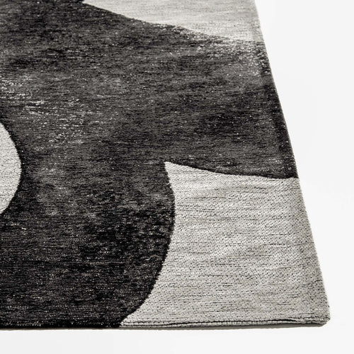 Lola&Moi vloerkleed Soot - zilver - 170x240cm