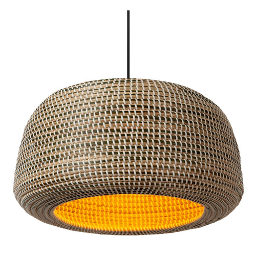 Lucide hanglamp MADUKA - 1xE27 - Bruin