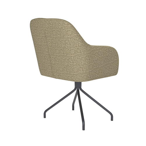 Housecraft Living Otis Eetkamerstoel Draaibaar Metaal Spider Pistache groen