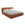 LaMiaSofa Bed met opbergruimte Roma - chenille stof - bordeaux - 200x228x82