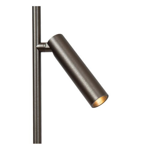 Lucide vloerlamp APPLAUSE - Geïntegreerde LED - Grijs ijzer