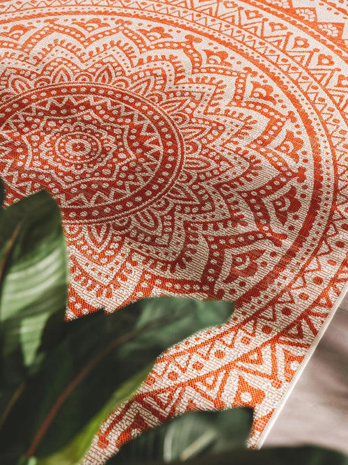 benuta binnen- en buitenkleed Cleo - oranje - 240x340 cm