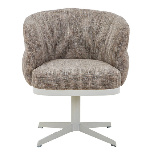 DÉJA Living Eetkamerstoel Maribel - Taupe/Beige - Draaibaar - vtwonen shop