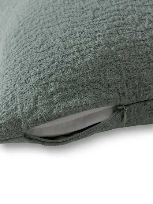 benuta kussenhoes Carmo - groen - 45x45 cm