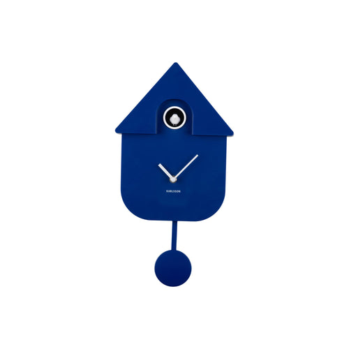 Karlsson wandklok Modern Cuckoo - blauw - 8.5x21.5x41cm - vtwonen shop