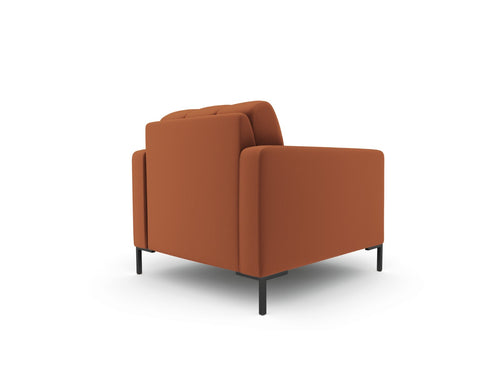 Cosmopolitan Design Fauteuil Bali structurele stof, baksteen - 96x87x75cm
