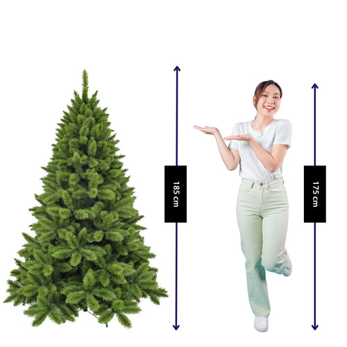 Triumph Tree Camden Boom - Kerstboom met Natuurlijke Look en 580 Stevige Takjes - Sfeervolle Kerstversiering voor Binnen - Kunstboom Rond Klassiek