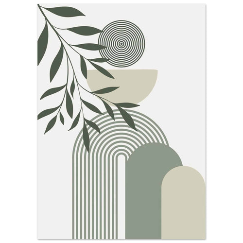Artfulprints  Boho – Olive balance   poster 50x70 cm - vtwonen shop