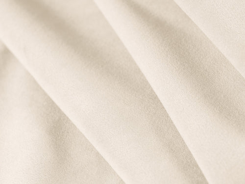 Cosmopolitan Design Omkeerbare converteerbare hoekbank met opbergdoos Tonale 4-zits, flueel ivoor - 149x262x88cm