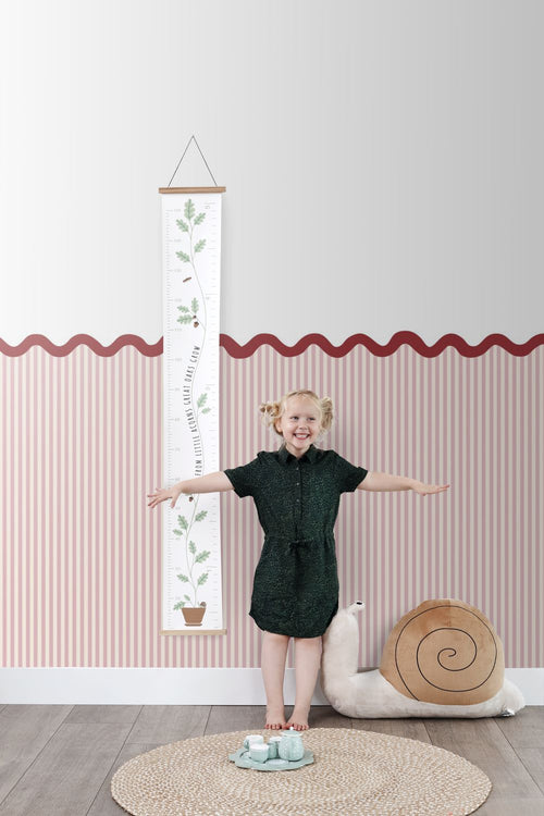 ESTAhome fotobehang lambrisering roze - 2.5 x 2.79 m - 159524