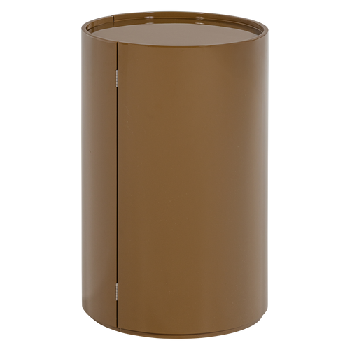 WOOOD ronde kast 72xØ45 cm Sera - Hout - Hoogglans Honinggeel - 72x45x45