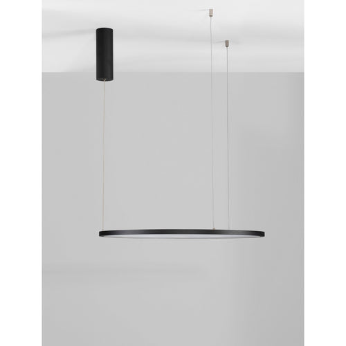 Merano Grove Geïntegreerde LED Plafond Hanglamp Sandy Zwart Aluminium LED 36W 1980Lm 3000K