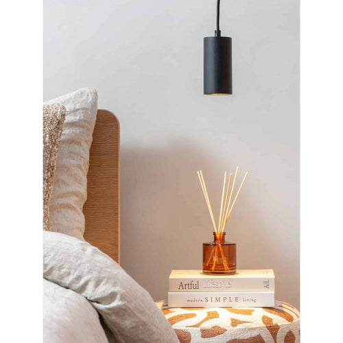GOOD&MOJO hanglamp Java - zwart - Ø12cm