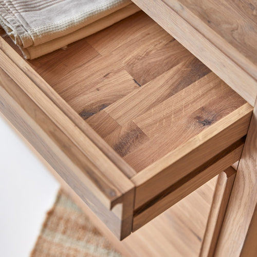 Tikamoon Massief eiken buffetkast 120 cm - Naturel - vtwonen shop