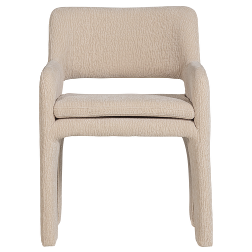 vtwonen eetkamerstoel Bigfoot - Chenille - Zand - 78x57x56