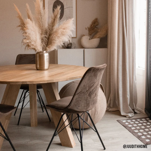 Kick kuipstoel Velvet - Roze - vtwonen shop