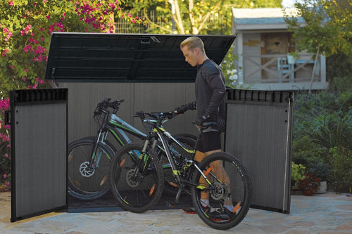 Keter Cortina Mega Opbergkast - 2020L - 190,5x109,3x132,5cm - Grijs