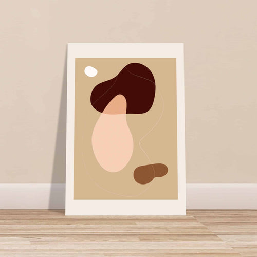 Artfulprints  Boho wall art - Abstract earth III   poster 50x70 cm - vtwonen shop