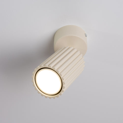 Sollux Lighting Plafondlamp KARBON 1 beige - 7x7x18cm