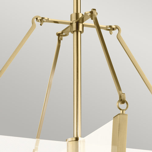 Elstead Kichler Calters Geïntegreerde LED Hanglamp Champagne Goud, 3000K